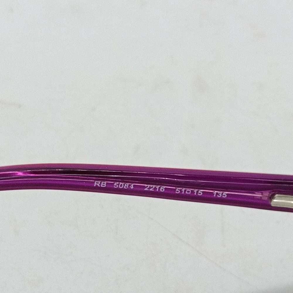 Ray-Ban RB5084 2216 Red Pink 51-15-135 Frames Only 57